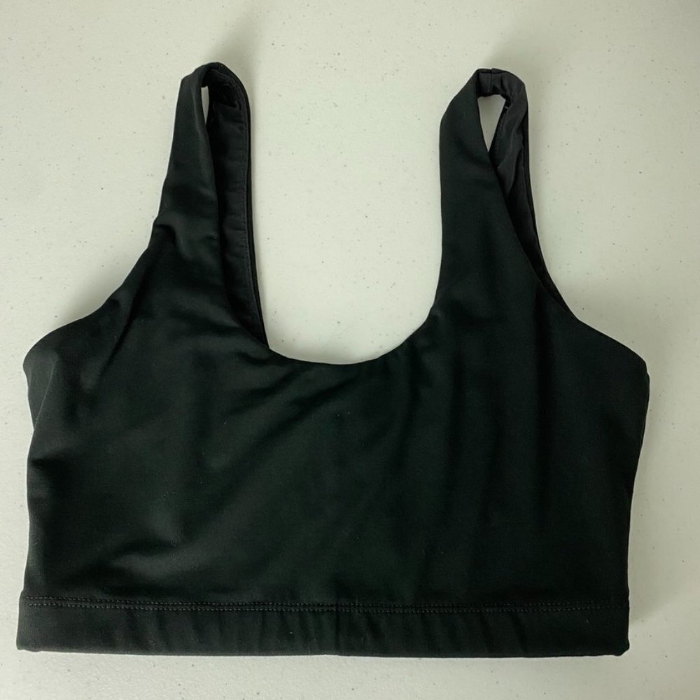 Balance Athletica Ascend Top Midnight Black Sports Bra Womens‎ Medium